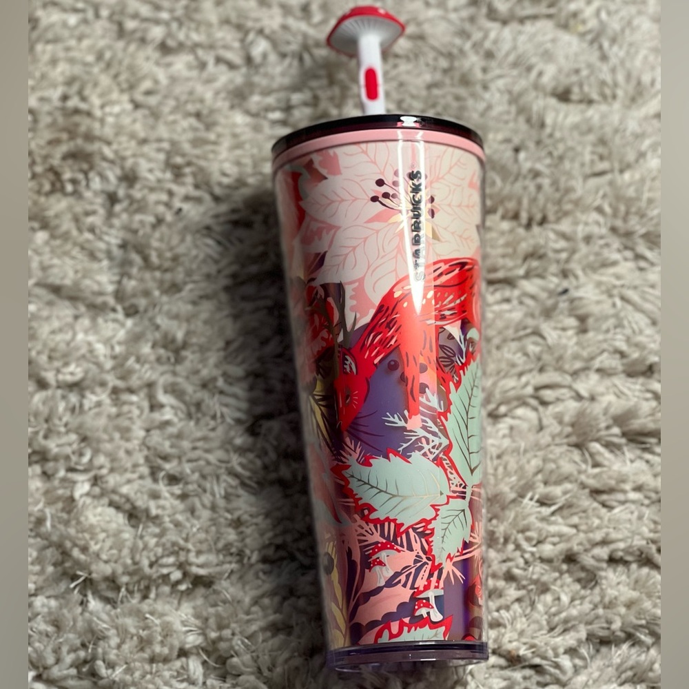 Starbucks holiday 2022 mushroom enchanted forest tumblr